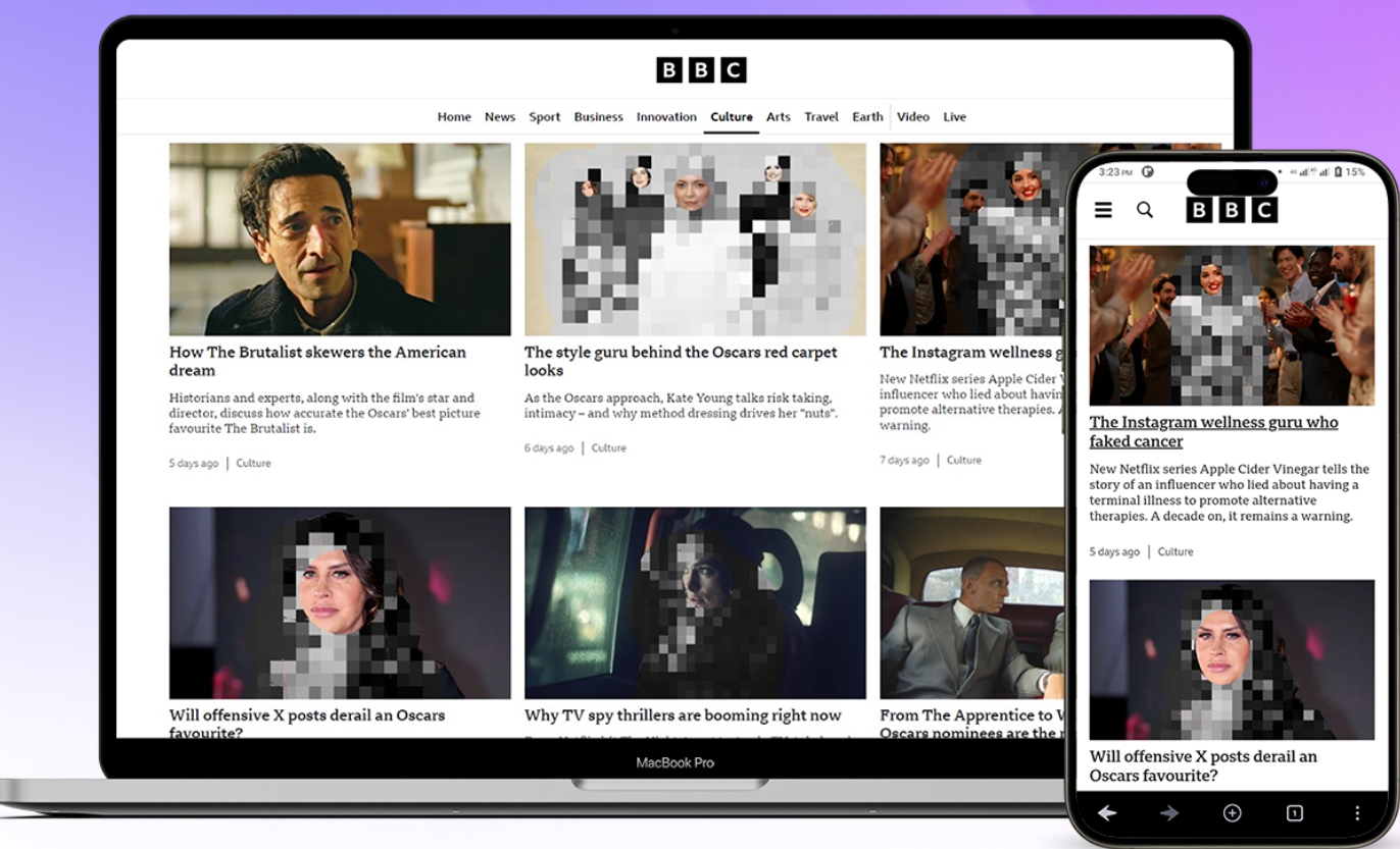 screenshot of Kahf Browser